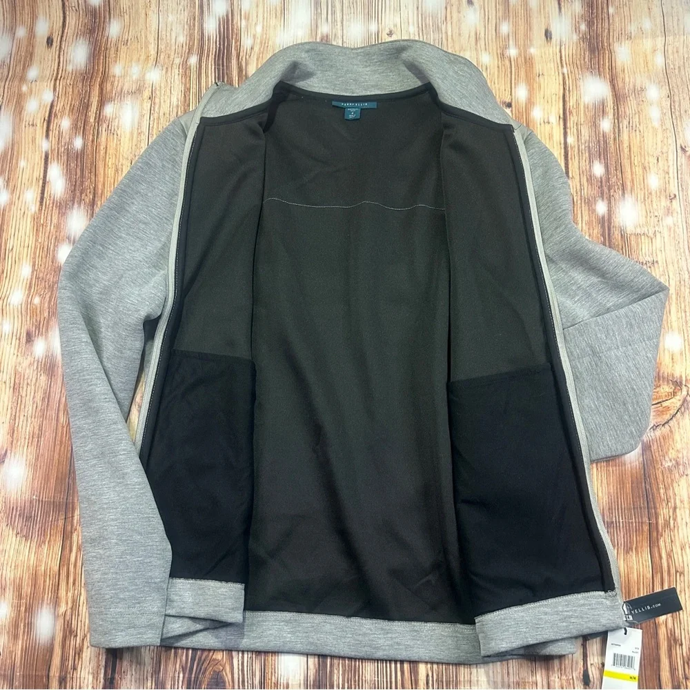 NWT Perry Ellis Full Zip Sweatshirt Men’s Size Medium - Picture 5 of 14